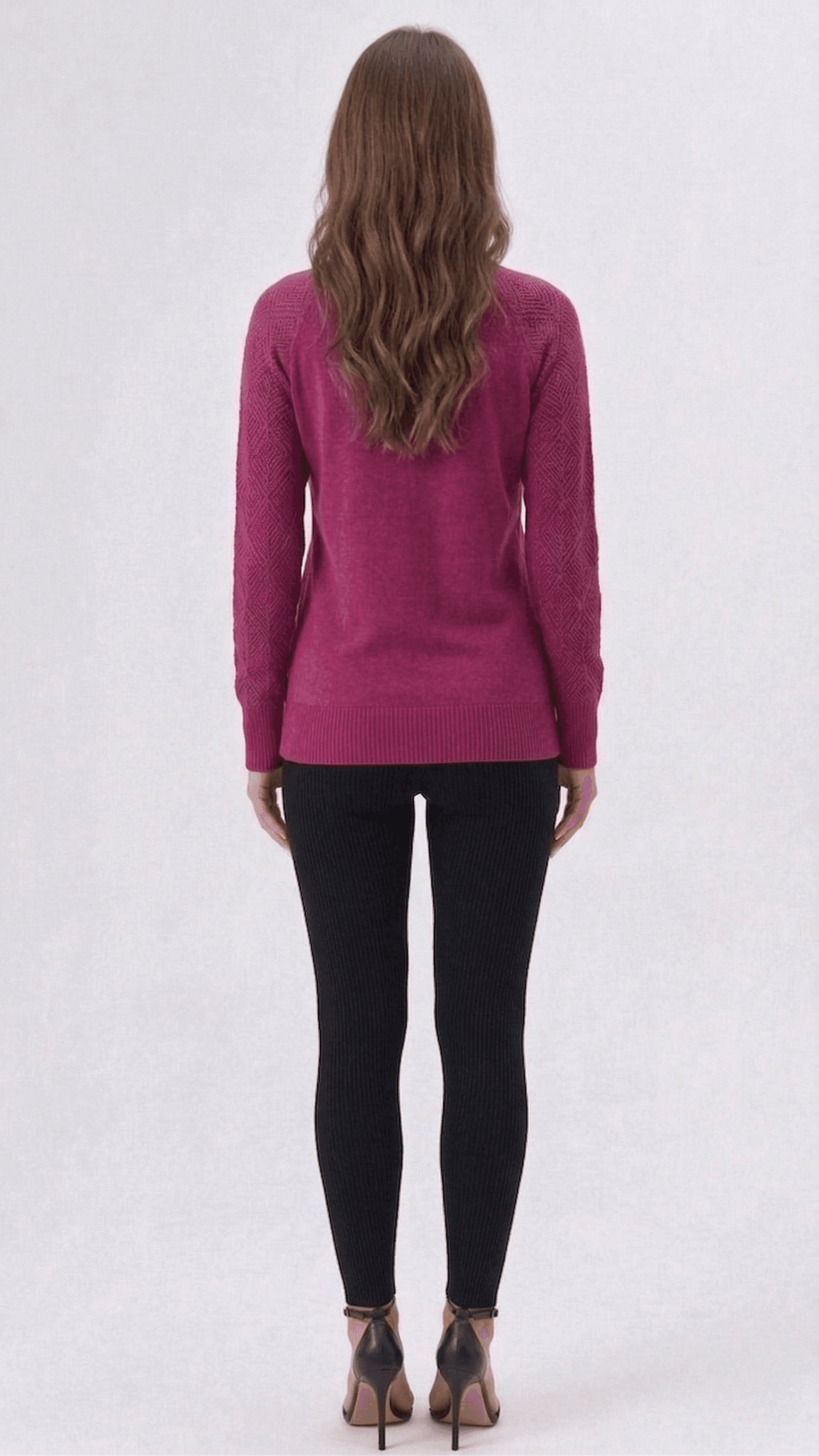 Suéter Punto Fino Mangas Caladas 4