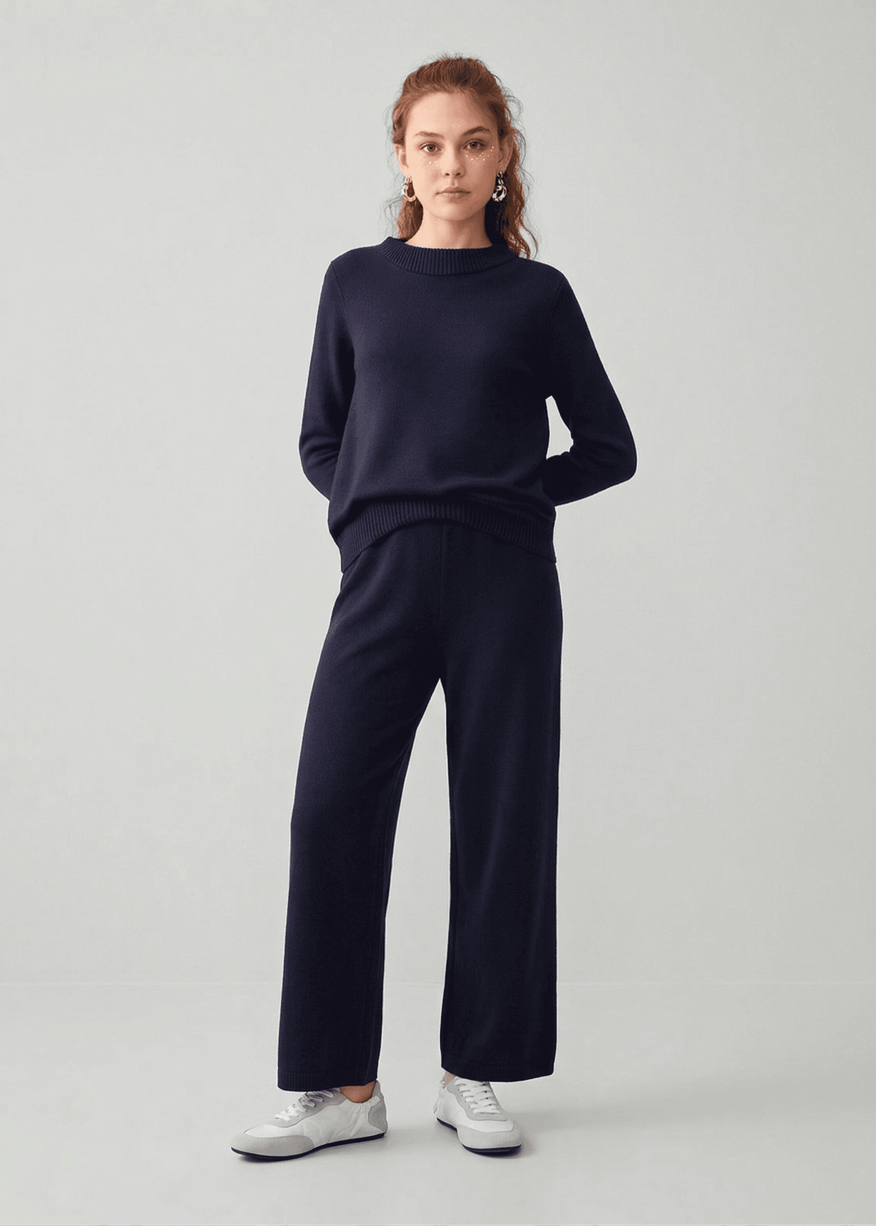 Pantalón Punto Pierna Ancha 1