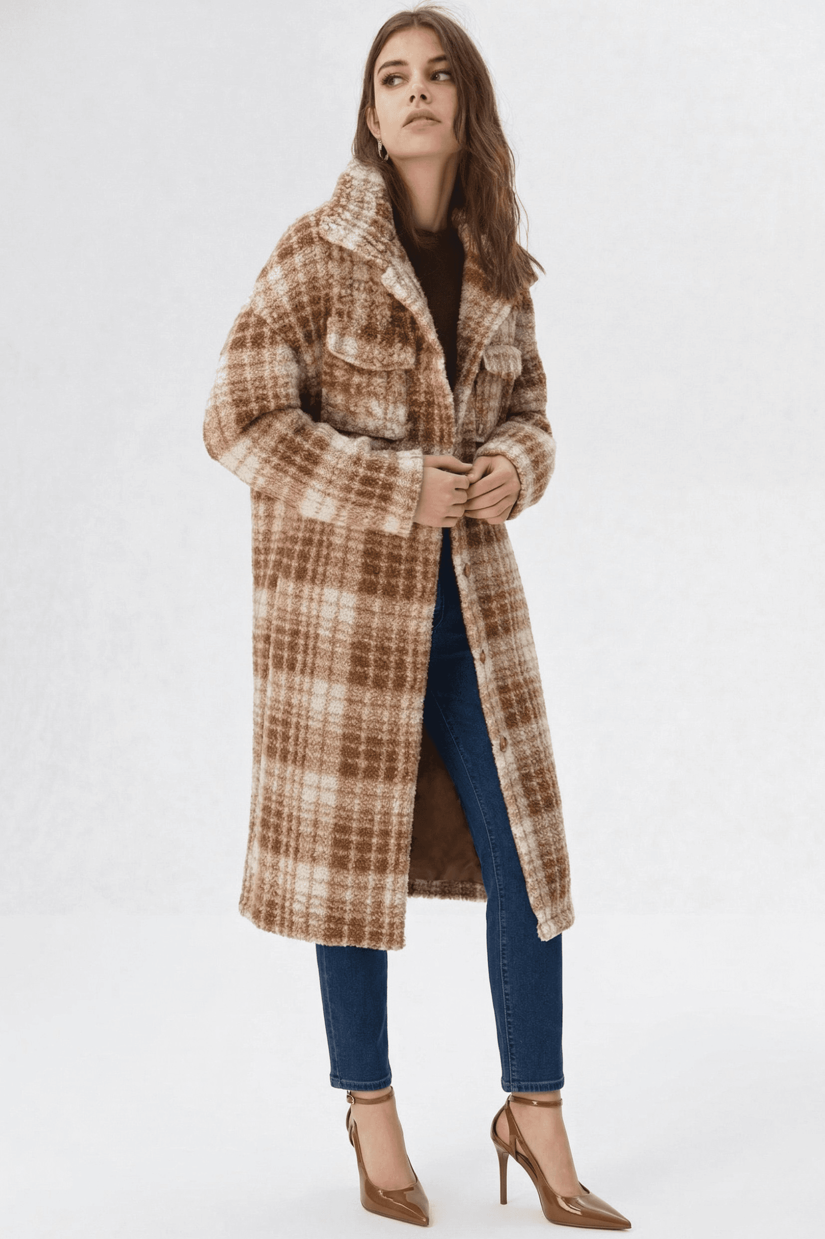 Abrigo Largo Texturizado 1