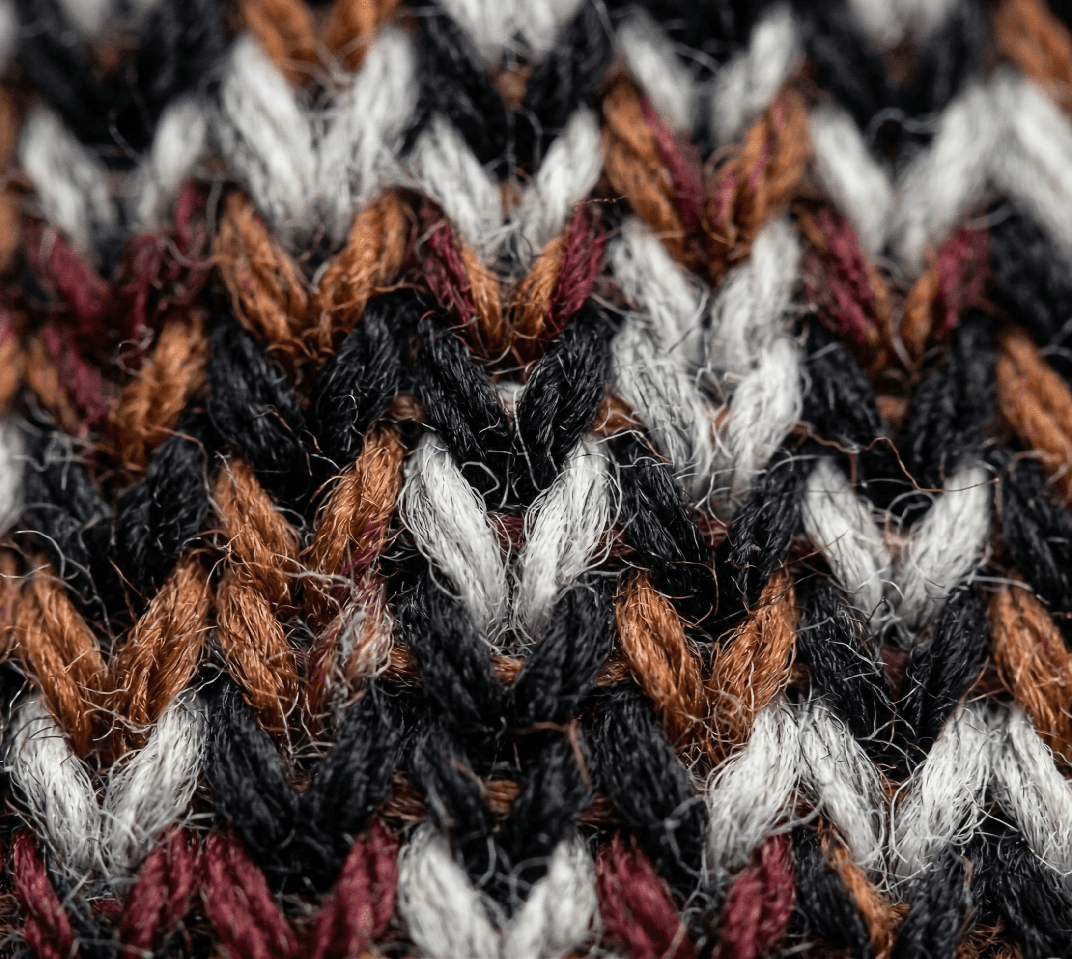 Cárdigan Largo Punto Multicolor 2