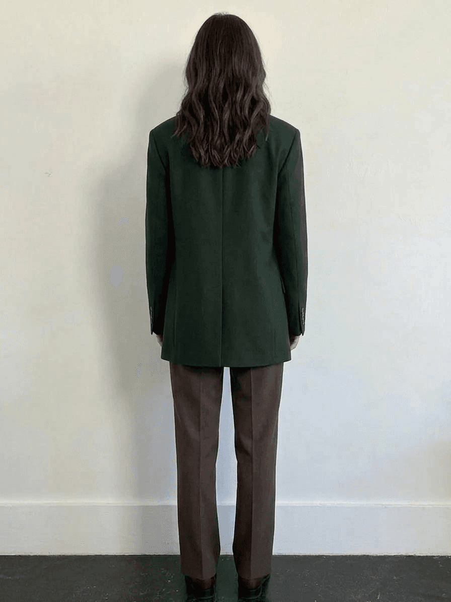 Pantalón de Vestir con Cintura Elástica Trasera 4