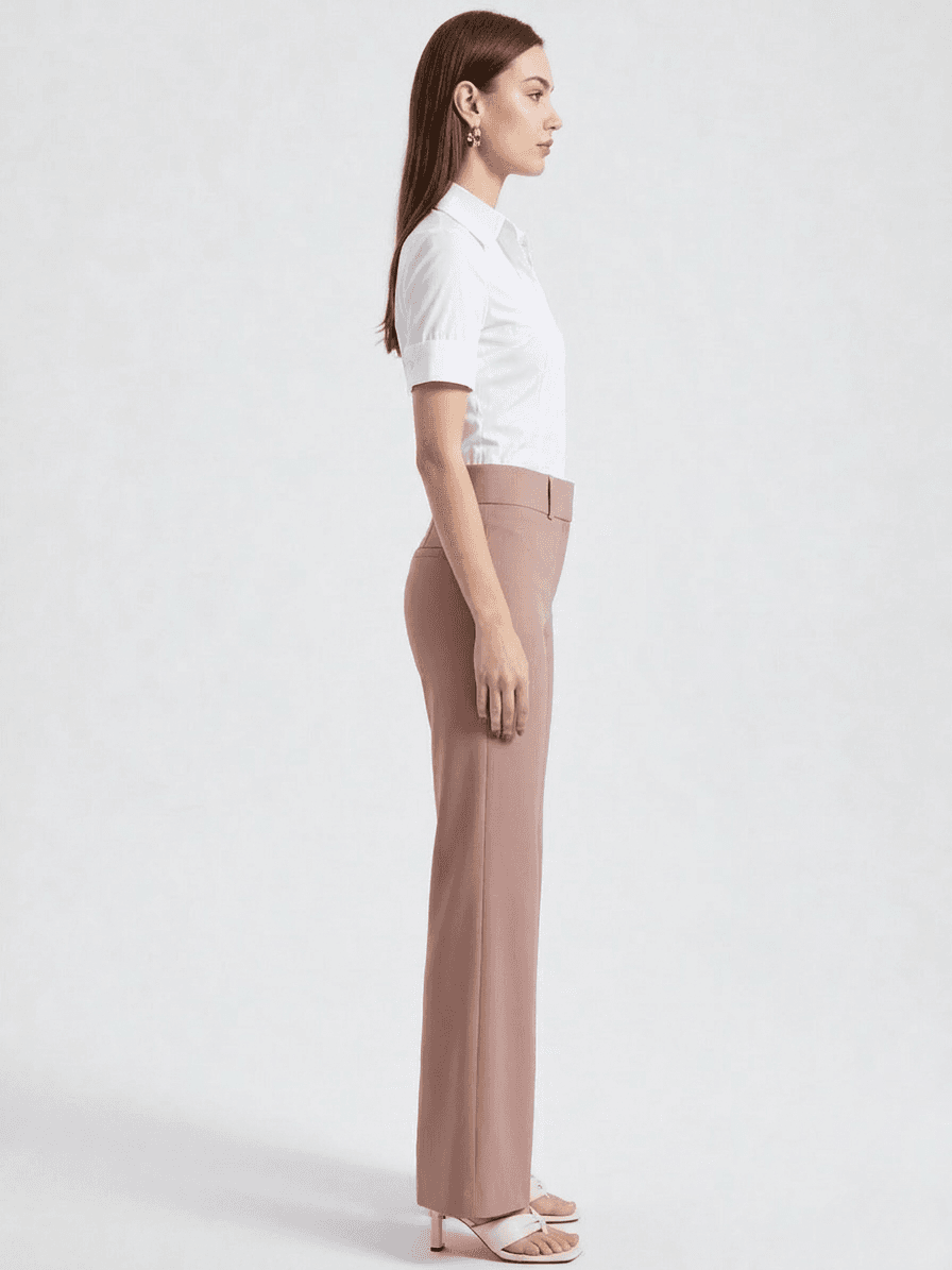 Pantalón de Vestir Fluido Corte Flare 3