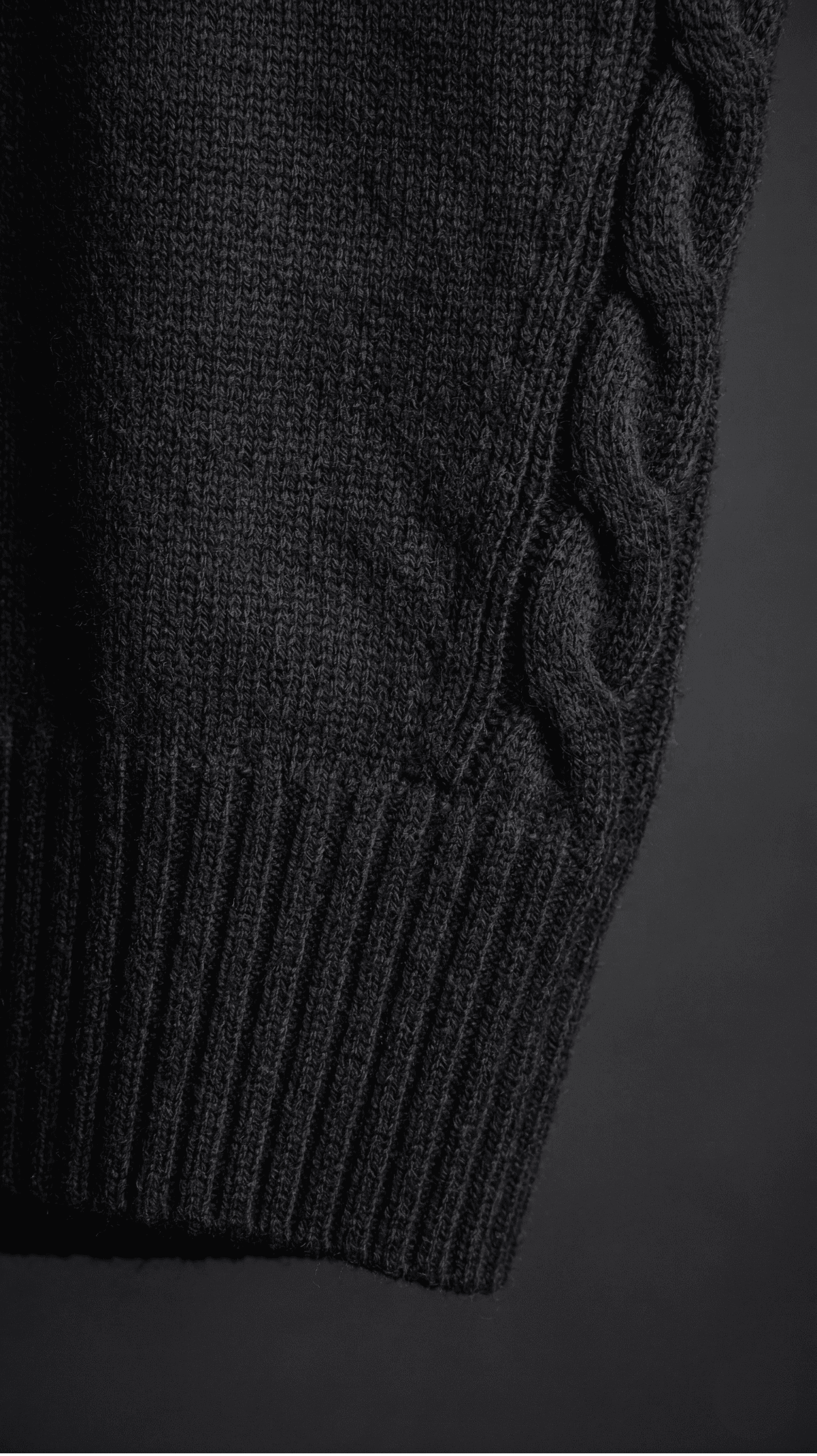 Suéter Punto Texturizado Negro 2