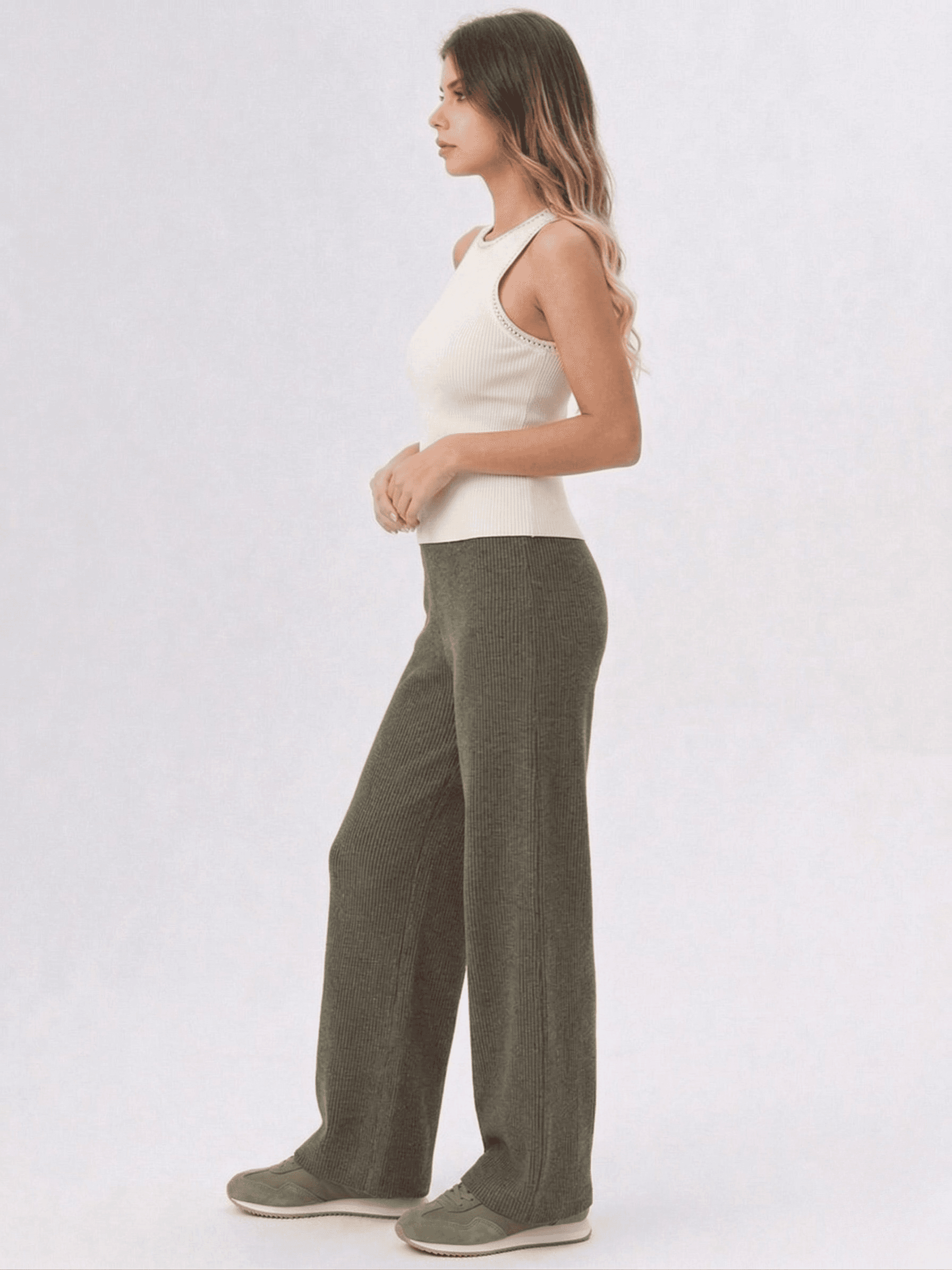 Pantalón Punto Acanalado 3