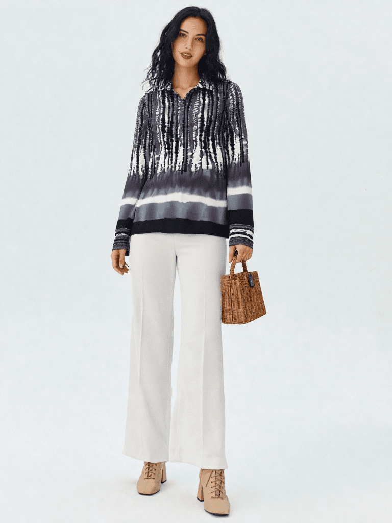 Blusa Fluida Estampado Tie-Dye 1