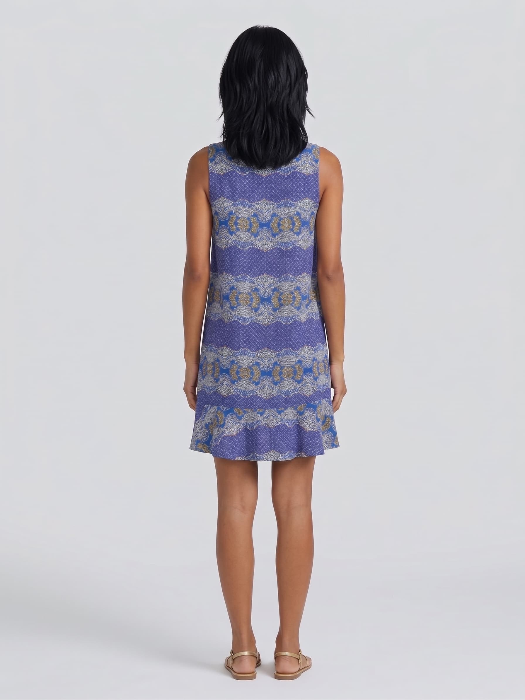 Vestido de Verano con Estampado de Cachemira 4