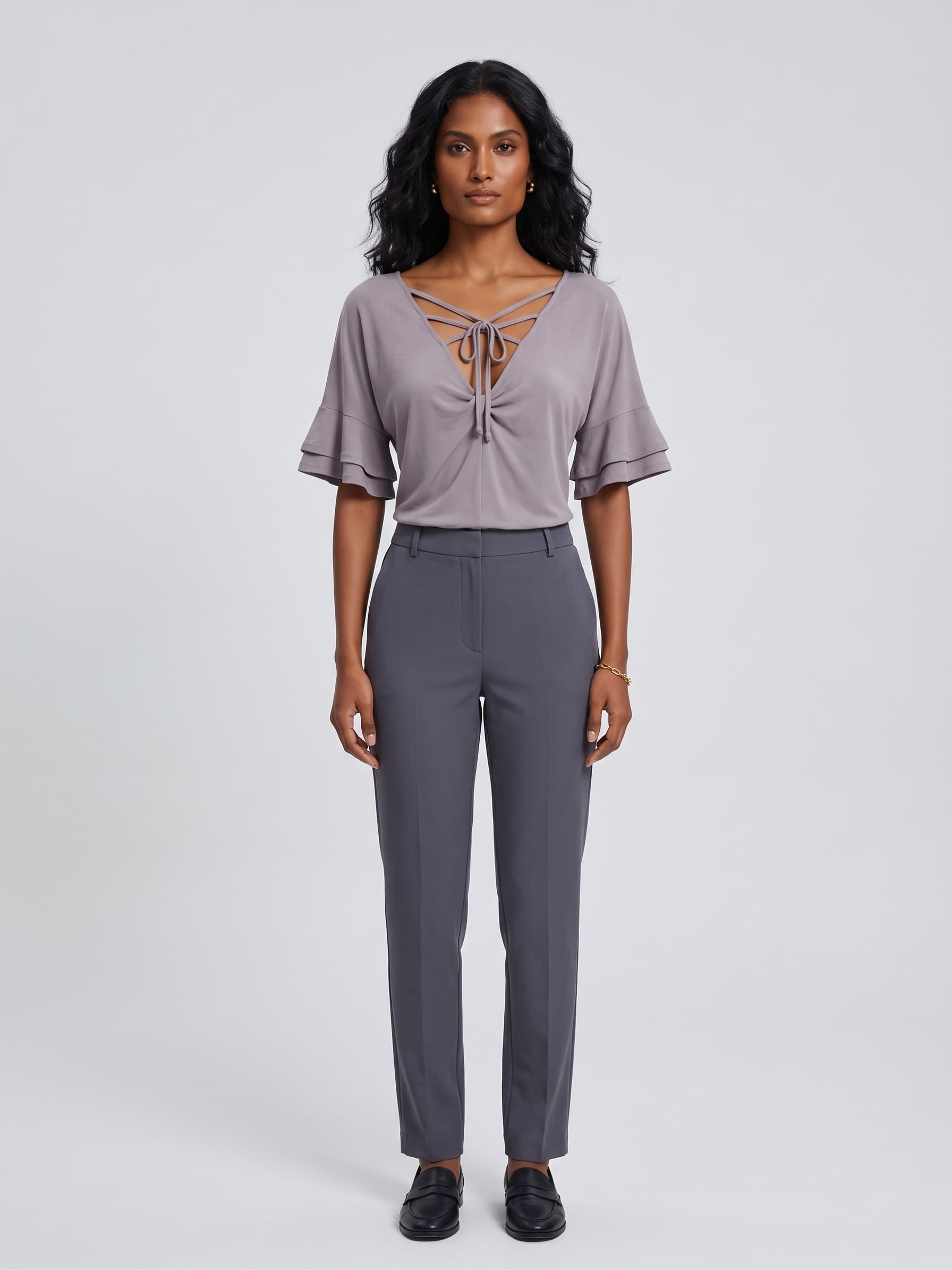 Blusa Ligera con Lazo